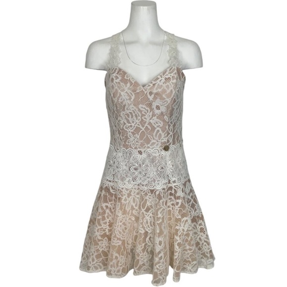 Bronx and Banco Cream Lace Mini Dress Sz-6 - www.rajagirimanappuram.com Bronx and Banco Cream Lace Mini Dress Sz-6 - www.rajagirimanappuram.com